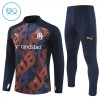 Sudadera De Entrenamiento Olympique de Marseille Cremallera De Cuarto 2024-25 Armada - Niño